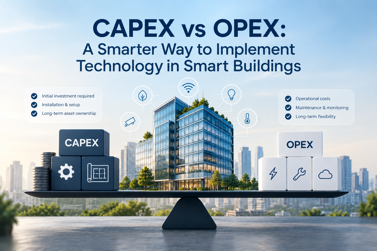 CAPEX vs OPEX: Which Is Right for Smart Buildings?